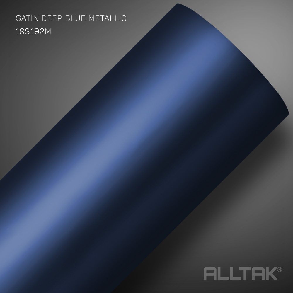 Linha Satin Deep Blue Metallic | Alltak Envelopamento Automotivo