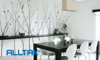 Renove o visual da sua sala de jantar com adesivo de parede